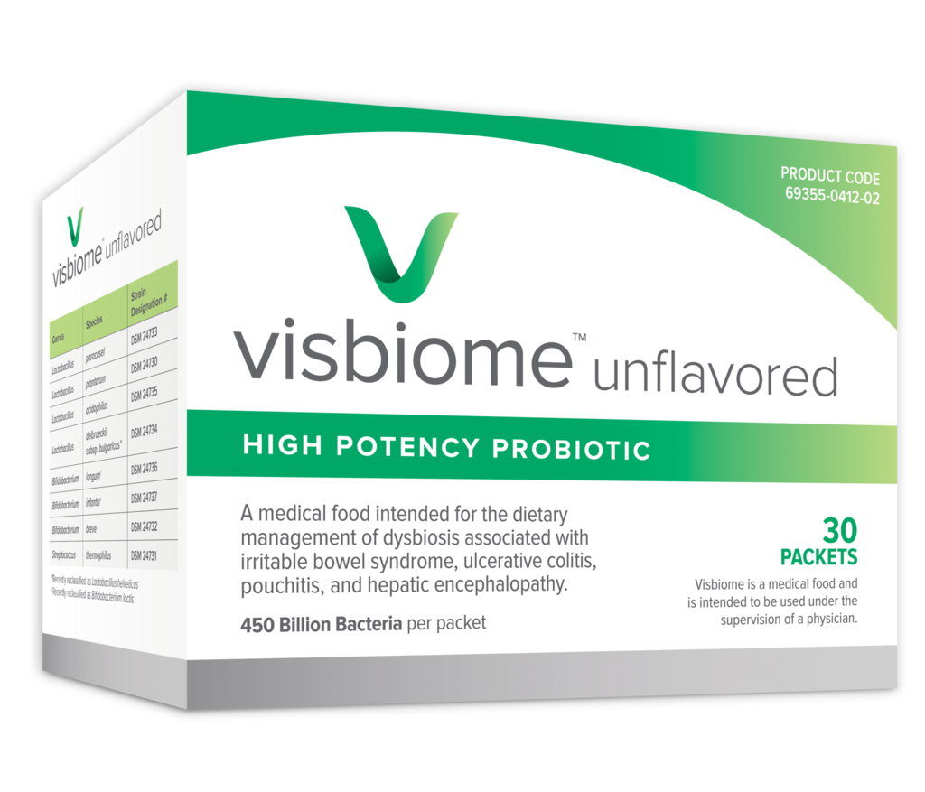 Visbiome Unflavored High Potency Probiotic