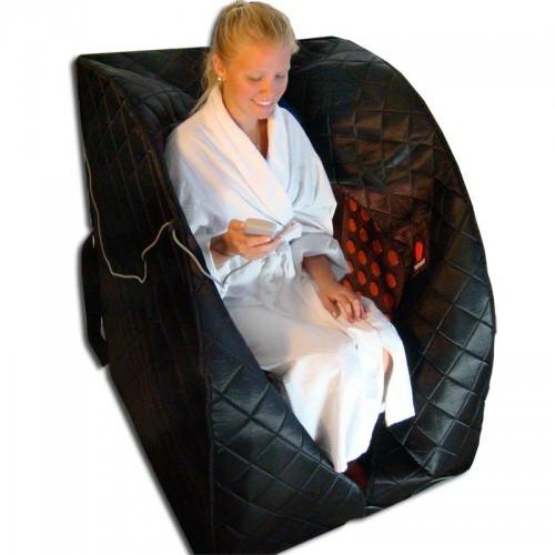 Black Thera360 PLUS Portable Sauna